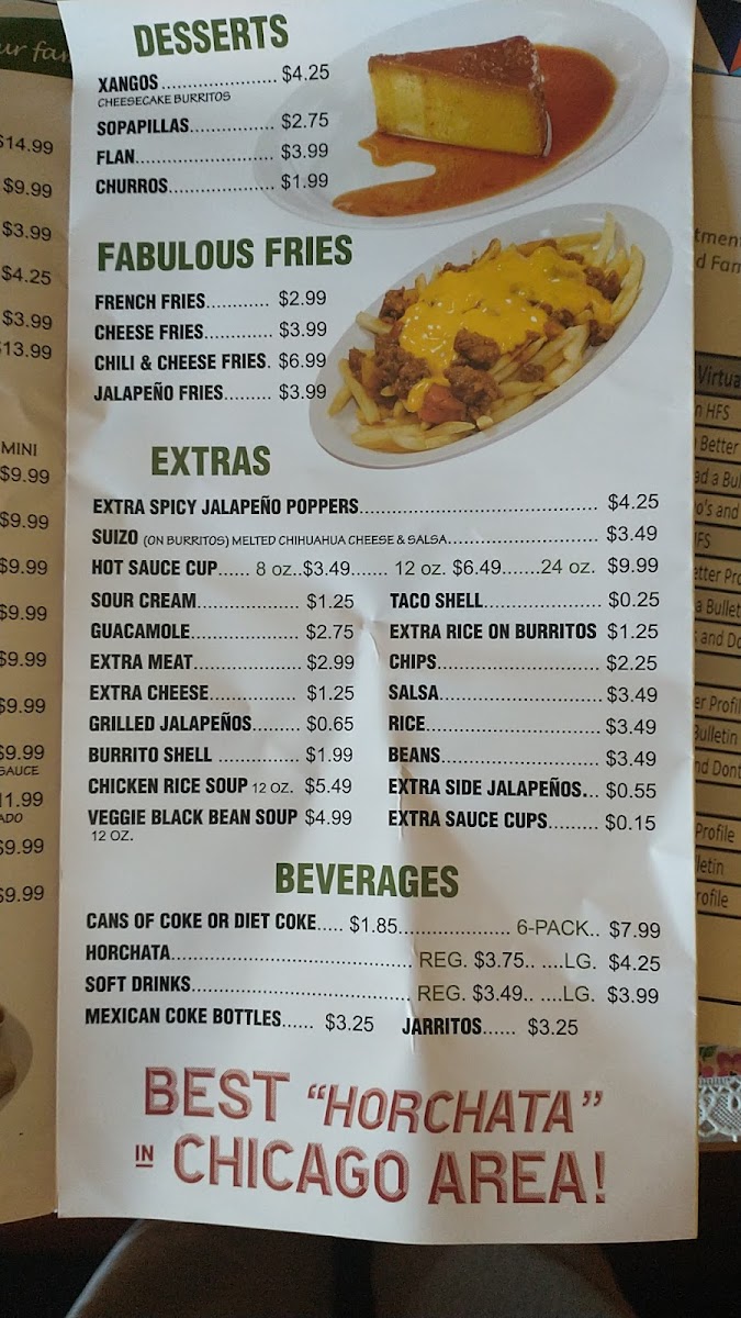 El Hogar Mexican Restaurant Menu - Image 5